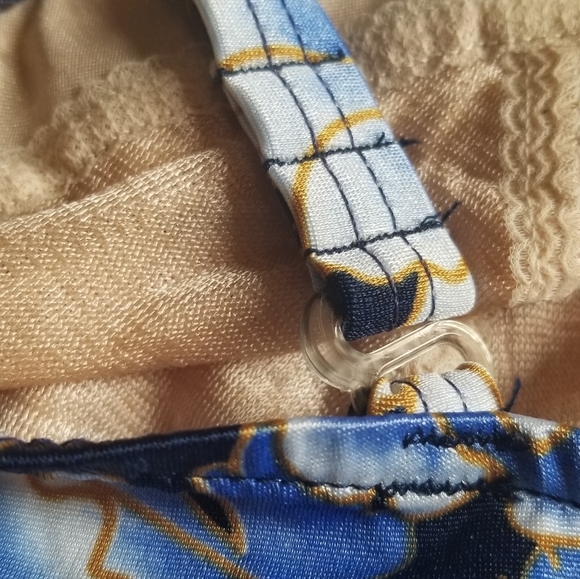 Sz 22W Swimdress Navy Blue Rose - Picture 12 of 16